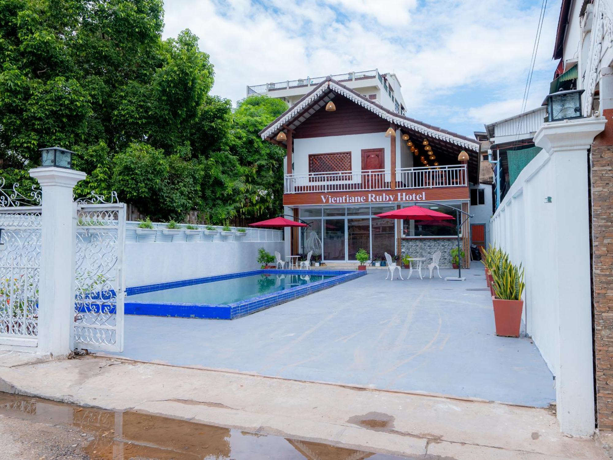 Vientiane Ruby Villa Hotel Kültér fotó
