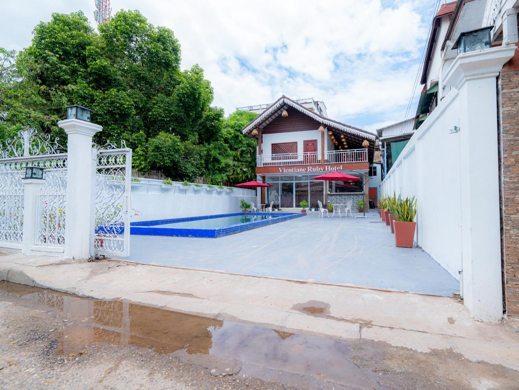 Vientiane Ruby Villa Hotel Kültér fotó